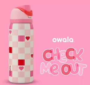 OWALA FreeSip 32oz Water Bottle Color Drop Check Me Out | Valentines Day