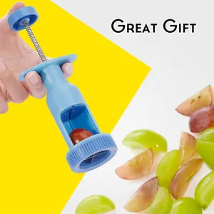 Grape Cutter Tool for Toddlers Durable Grape Slicer & Quarter Food Tomato Cutter Tool BPA Free Great Gift for Kids