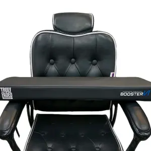 Truly Faded Professional Booster Seat Barber Salon for Kids Black Anti-Slip Barber chair booster