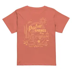 Palm Springs | Red Sorbet | Women’s high-waisted t-shirt