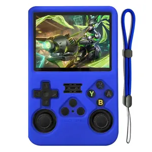 Liquid Silicone Protective Case for R36S Handheld Game Console - Soft, Anti-Slip, Shockproof, Fingerprint-Resistant Cover with Lanyard (Gaming Console Protection Accessory)