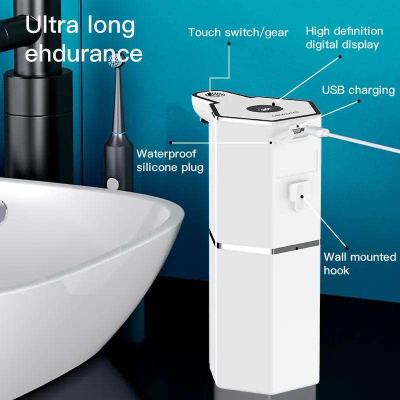 Automatic Soap Dispenser Touchless, 12oz Foaming Soap Dispenser USB Rechargeable, 4 Adjustable Levels Waterproof, Bathroom Soap Dispenser Restroom, Kitchen Gadgets Home Essentials Hand Wall Mounted, Smart Sensor Foam Dispenser for Kitchen & Bathroom Use Automatic Soap Dispenser Touchless, 12oz Foaming Soap Dispenser USB Rechargeable, 4 Adjustable Levels Waterproof, Bathroom Soap Dispenser Restroom, Kitchen Gadgets Home Essentials Hand Wall Mounted, Smart Sensor Foam Dispenser for Kitchen & Bathroom Use