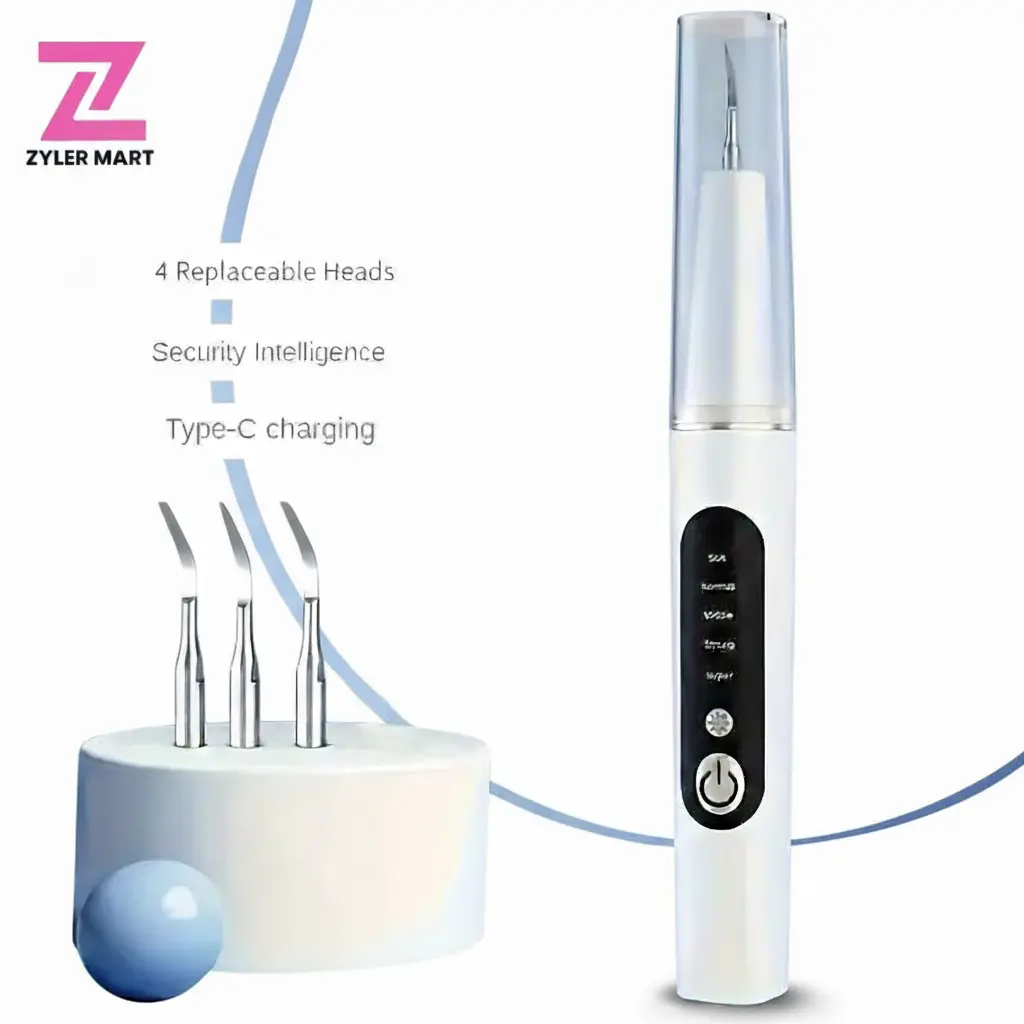 ZYLER Electric Dental Scaler, Plaque Remover for Calculus & Stain Removal, Whitening Mode Oral Care Cleansing Tool, Tartar Remover For Teeth, Teeth Plaque Remover Tool