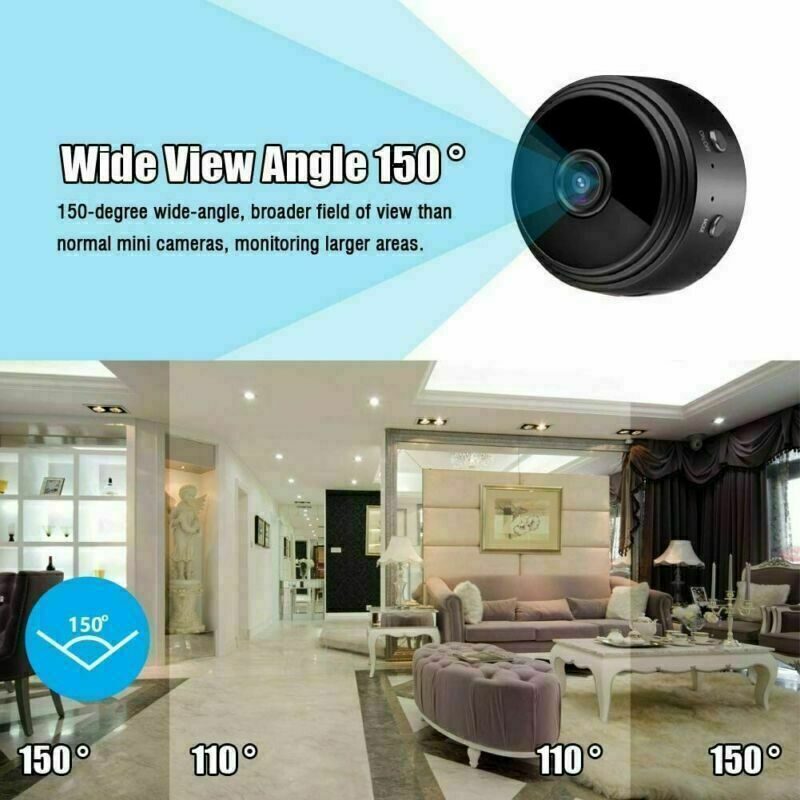 Mini Hidden Spy Camera Wireless WiFi IP Home Security 1080P HD DVR Night Vision