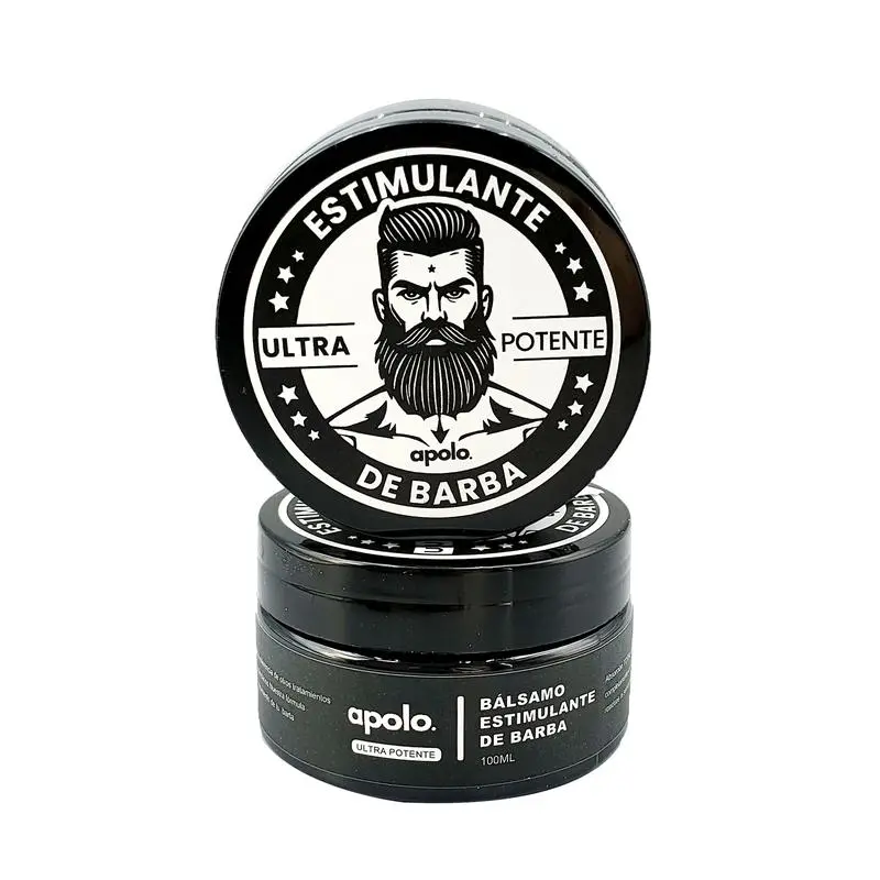 Apolo High-Potency Beard Balm 100ML, Activate  Beard Follicles & Enhance Beard Growth for Men