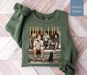[Sale up to 40%] Thug Life Sweatshirt, Sanderson Sister Shirt, Hocus Pocus Halloween Party Tee, Halloween Shirt, Spooky Season, Witchy Vibes Shirt Sweatshirt, Hoodie, Comfort Colors - srtszi80