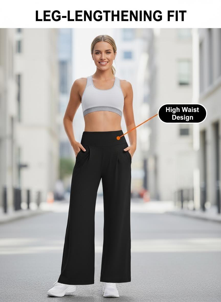 Cymebosilux Women's Maternity Straight-Leg Yoga Pants Ideal for outdoor activities and yoga Highly elastic fabric Relaxed and comfortable fit