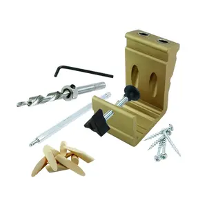 212 MAIN General 850 Pocket Hole Doweling Jig Kit, Complete Woodworking Hand Tools System for Accurate Joints