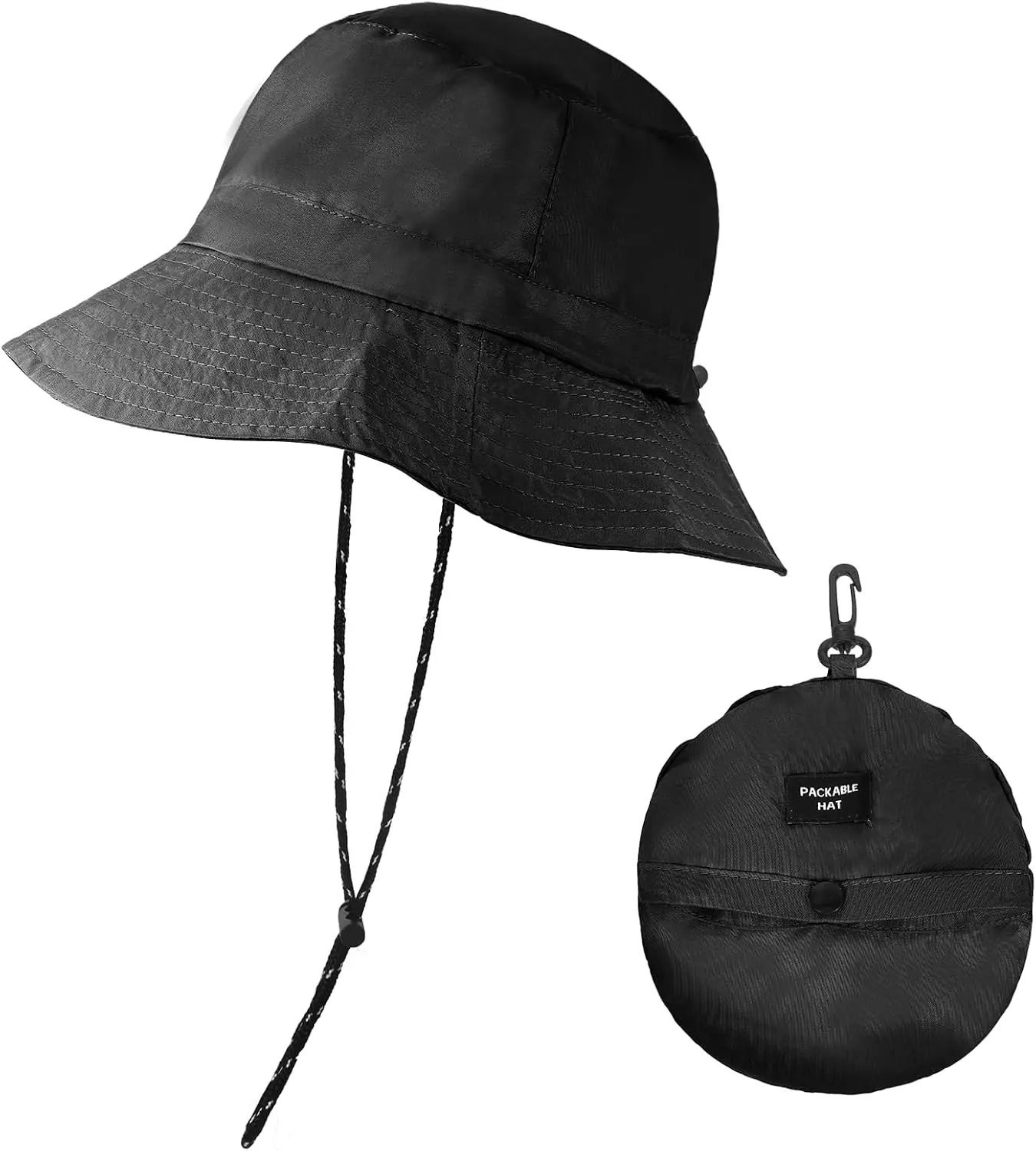Rain Hat for Women Waterproof Packable, Bucket Hats for Woman Men Quick Dry Waterproof Rain Hat Wide Brim Fishing Bucket Hats