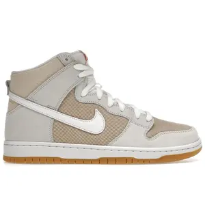Nike Men's SB Dunk High Pro ISO Orange Label Unbleached Natural Skateboarding Shoes, from StockX