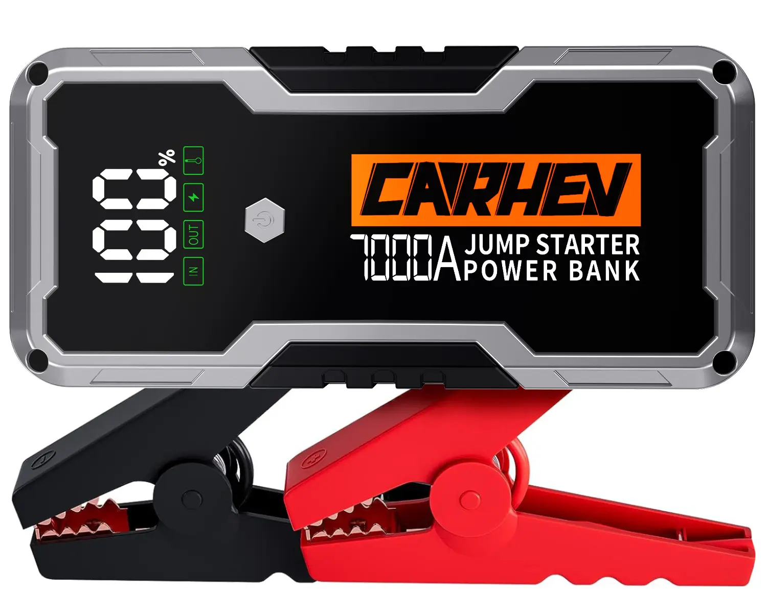 CARHEV 7000A Car Battery Jump Starter for Up to 10L Gas/Diesel Engines