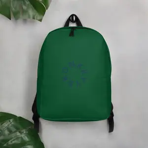 Minimalist Plastic Adult Backpack, Equipped with Hidden Pockets and Zipper Closure
