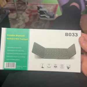 Ultra-thin Wireless Mini Bluetooth-compatible Keyboard, Foldable & Simple Design Tablet Keyboard for Household & Office