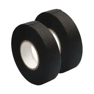 StreetCore Auto Fire Retardant Velcro Electrical Tape 2 Rolls 19mm x 15m Self-Adhesive Wire Harness Tape Noise Reduction Flame Resistant