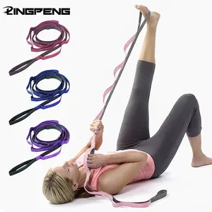 Durable Polyester Yoga Rope Set, Ideal for Yoga Dance Fitness Training, Colorful Long-Lasting Design, Perfect Shoulder Openers & Dance Equipment, Workout Bands, Yoga Stretching Rope