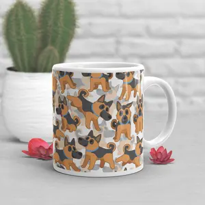 German Shepherd Coffee Mug, Cute German Shepherd Gift, Dog Lover, Gift for Her, Him, Housewarming, Birthday, Pet Mug, Dog Lover Gifts, Funny