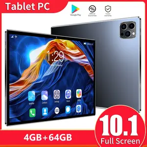 Android Tablet PC Learning & Entertainment Device, Drop-Proof Case, Iwawa Software, 10.1-Inch HD IPS Touchscreen, 4GB+64GB, Office & Leisure Use