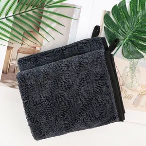 1 Count Shiny Wipes Shower Cleaning Cloths,Gray Spotless Microfiber Bath Shower Towel, Super Absorbent Reusable Cleaning Cloths for Car and Home