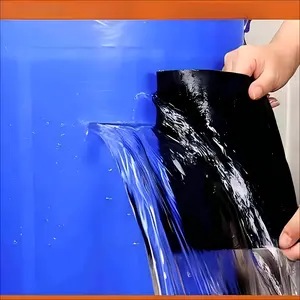 Heavy Duty Waterproof Adhesive Tape Instant Permanent Bond for Roof Pipe RV Pool Emergency Repair Leak Proof Weather Resistant Indoor Outdoor Use Works on Plastic Glass Metal PVC Black White Clear