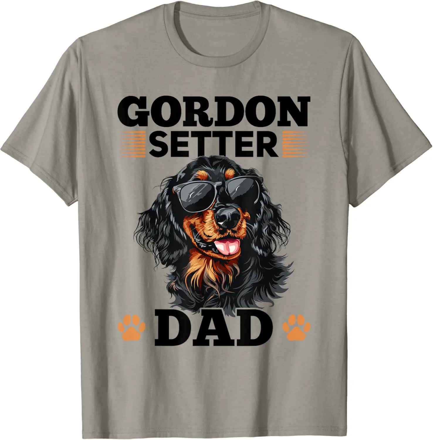 Gordon Setter Dog Breed Gordon Setter Dad T-Shirt - Antonioja Shop 60B0D26CMNHZ