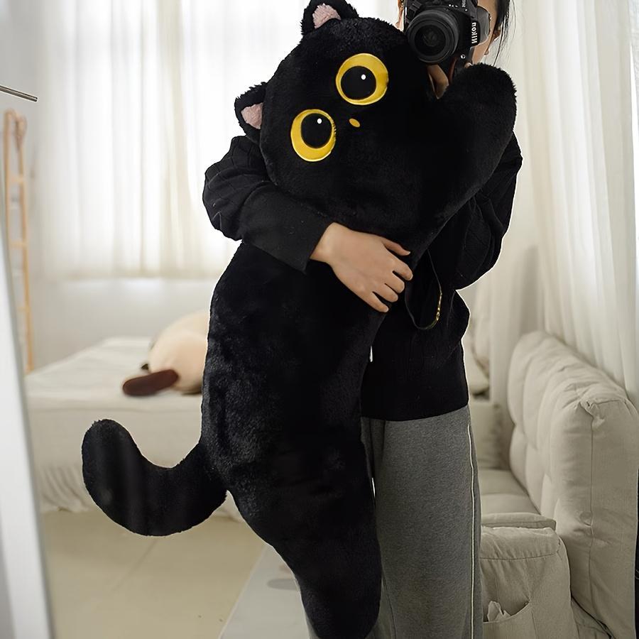 A 35-Inch Oversized Plush Cat Toy That Is Soft And Huggable, Featuring a Lifelike Design, Ideal for Gifts on Valentine'S Day, Birthdays, Easter for Children, And As Cat-Themed Decor