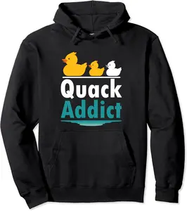 Quack Quack Shirt Quack Addict Funny Ducks Meme Pullover Hoodie - Parisbus Shop 81B0BYWFMMZ4