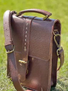 Handmade Leather Messenger Bag