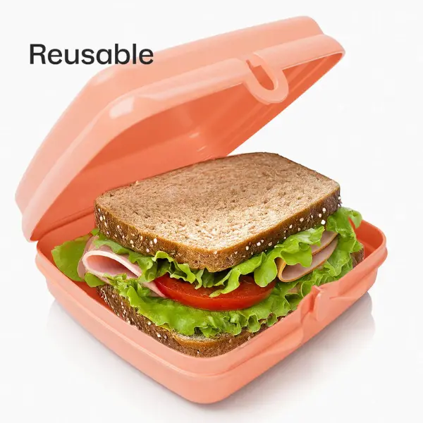 Tupperware Sandwich Keepers Set of 2 - Easy-Open BPA-Free Eco