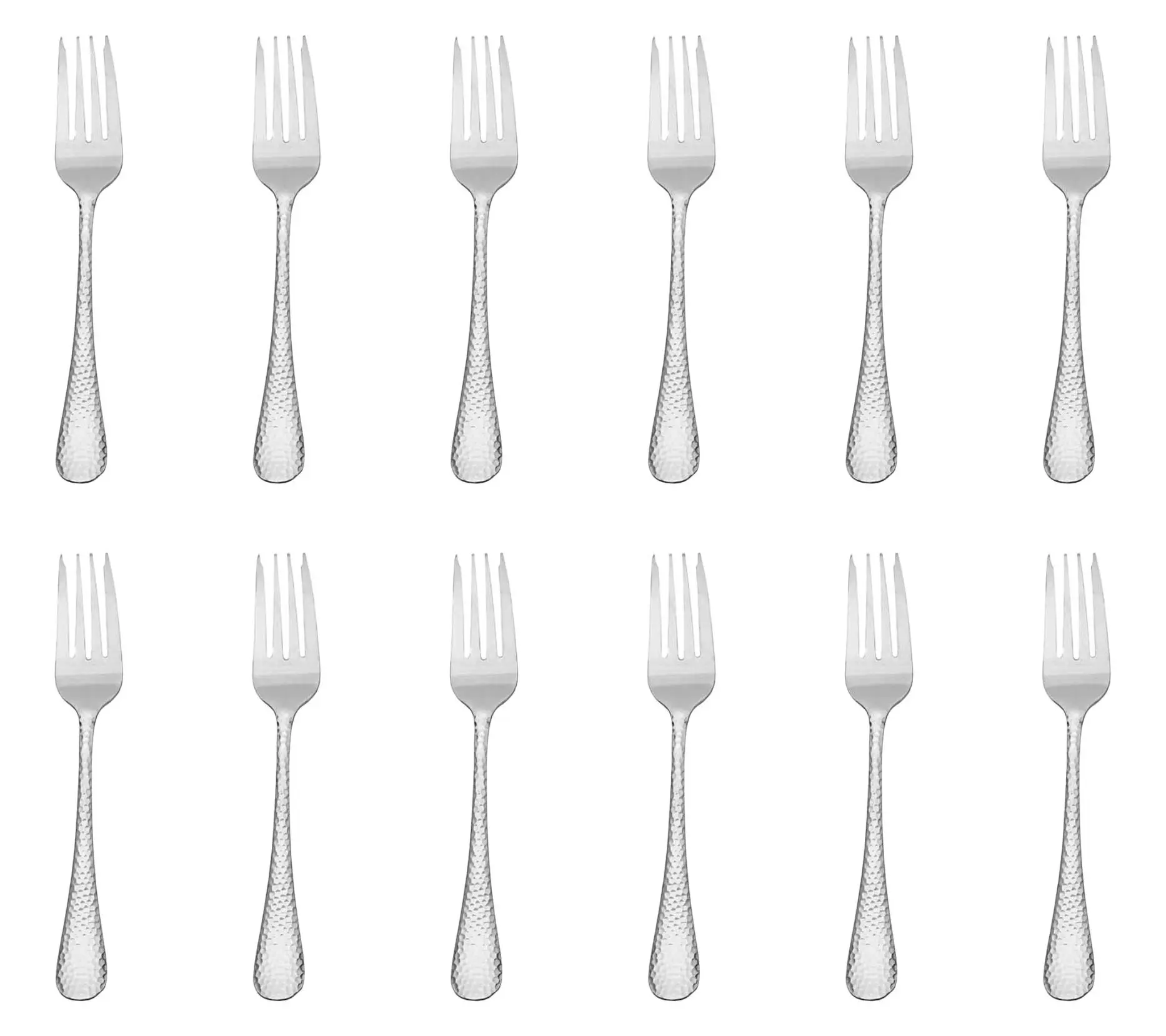 Godinger Set of 12 Salem Mirrored 18/0 SS Salad Forks