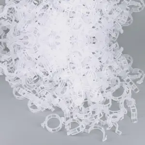 Plant Support Clips, 200 Tomato Clips, Plastic Trellis Clips, Grape Vine, Tomato, Vine, Vegetables, Plants, Garden Support Clips for Growing Vertically, Makes Plants Grow More Beautiful