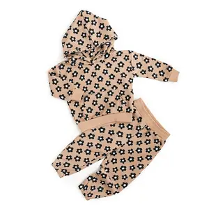 Co co SWEATSUIT Cozy Two Piece Hoodie Set for Kids 57% Cotton 43% Polyester Baggy Fit