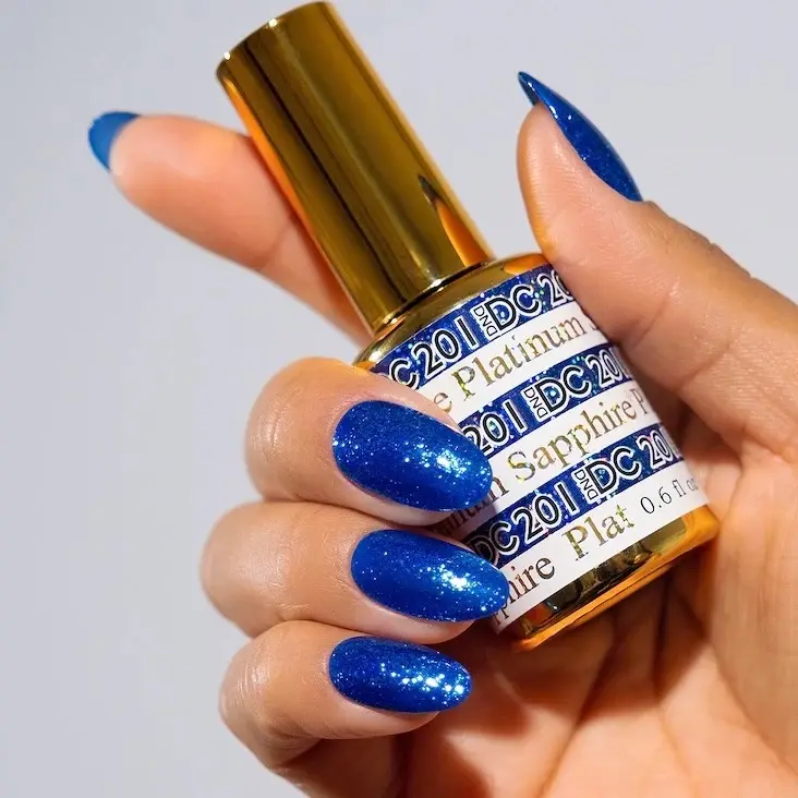 DND DC Sapphire Platinum 201 Gel Only nail care nail art