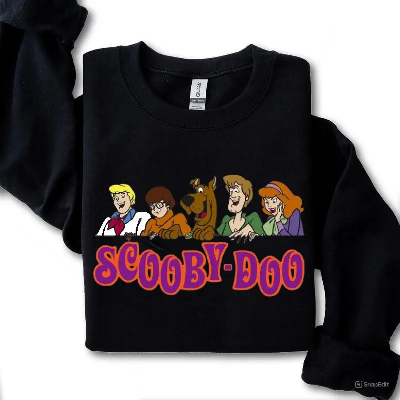 Scooby Doo Sweatshirt, Spooky Season Crewneck for Men and Women, Halloween Sweater, Printed in USA, Halloween For Men, For Women