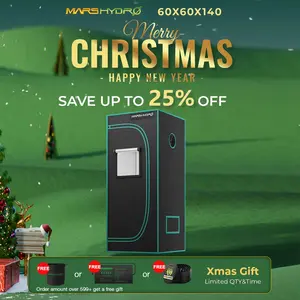 MarsHydro 1680D 60x60x140cm Grow Tent Diamond Reflective Mylar, Indoor Hydroponics Grow Tent (24''x24''x55'')