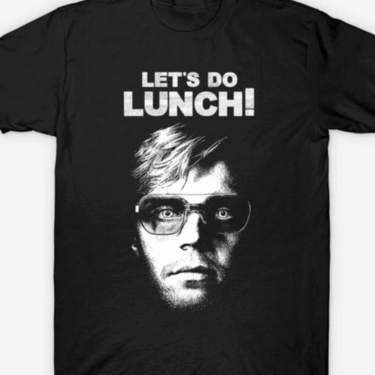 Jeffrey Dahmer - Let's Do Lunch // Vintage Minimalist T-Shirt AR9 NU5 9AC 21D