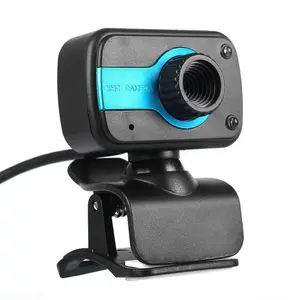 SANOXY HD Live Webcam with Microphone, USB-Connected Device for PC and Desktop, Laptop Monitor Camera (Model: Sanoxy-WBCM-blkblu)