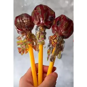 Beibi Dinos mega palerriko Tamarind Mexican Candy Lollipops 10 count