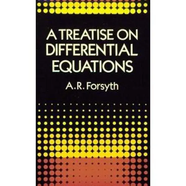 USED Book - A Treatise on Differential Equations by A. R. Forsyth (Paperback) - english