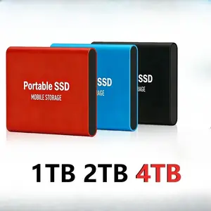 Compact Metal Audio DeviceGenuine Portable SSD  External Hard Drive  USB 3.2 Hard Disk Mass Solid State Drive for Laptop/PC/MAC