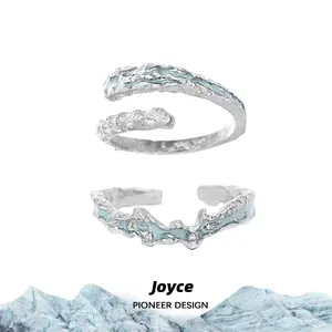 【JOYCE DESIGN】 joyce new ocean ring niche design cool style high-end fashion all-match open index finger ring couple holiday gift