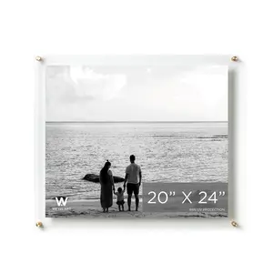 20x24" Modern UV-Grade Acrylic Floating Wall Frame