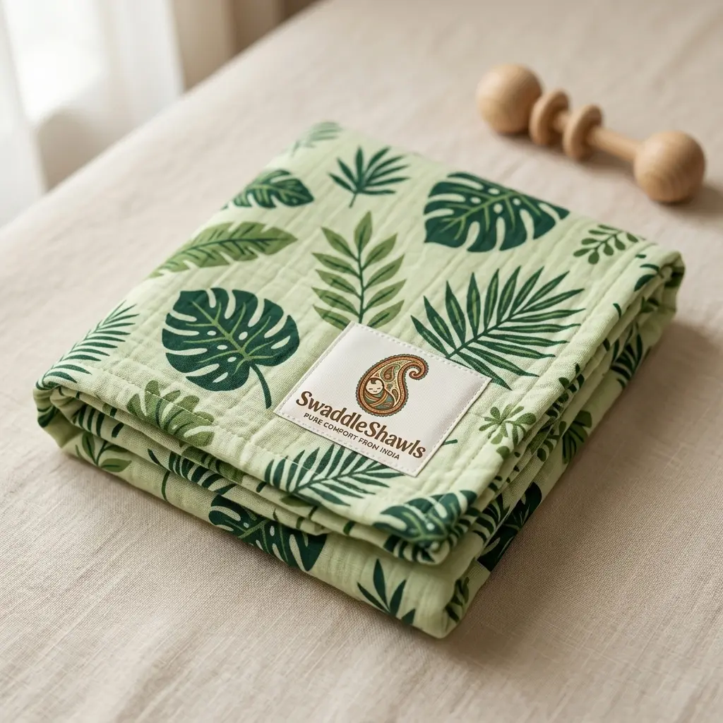 The Kerala Monsoon Bamboo Swaddle