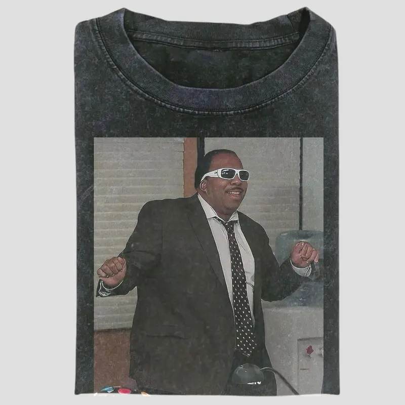 Florida Stanley Hudson Dancing Tee, The Office Funny Meme Shirt, Funny Meme Design, Crew Neck T-Shirt, Short Sleeve, Unisex Vintage Top, Streetwear Style