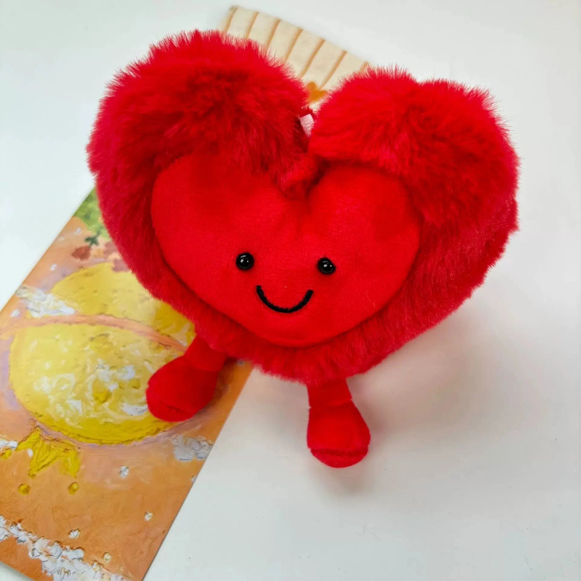 1PC Mother's Day Father's Day Gift, Plush Bitty Heart Ornament, Couple Gift Heart Pendant, Meaningful Present for Friends Birthday