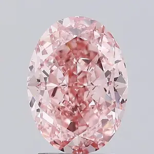 3.26 Carat Oval Cut Fancy Pink