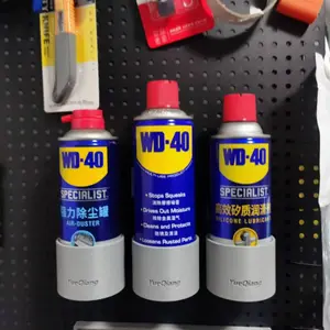 Clip-On WD-40 Spray Can Rack for Skadis 5mm Pegboard, Easy-Attach Organizer for Workshop Supplies, Garage Tool Storage