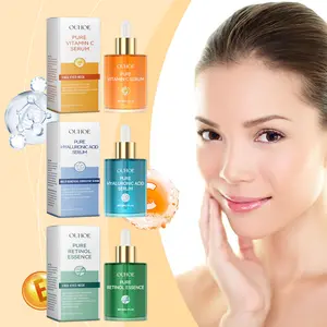Pure Vitamin C Serum Blemish Essence Antioxidant Essence for Skin Care with Hyaluronic Acid & Retinol Options
