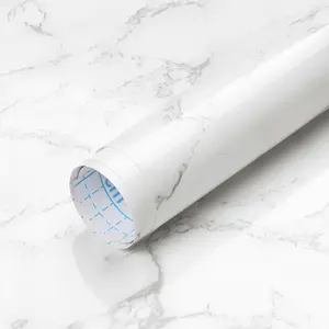 Marble Contact Paper for Countertops Glossy Granite Wall Paper Peel and Stick Waterproof Removable Self Adhesive Kitchen Wallpaper Decoral Kitchen Backsplash Cabinets Washroom 15.7"X78.7"