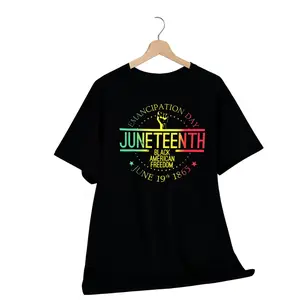 FYAPHION Juneteenth Shirts Women Black History Shirt African American Freedom Day June 19th 1865 T-Shirt