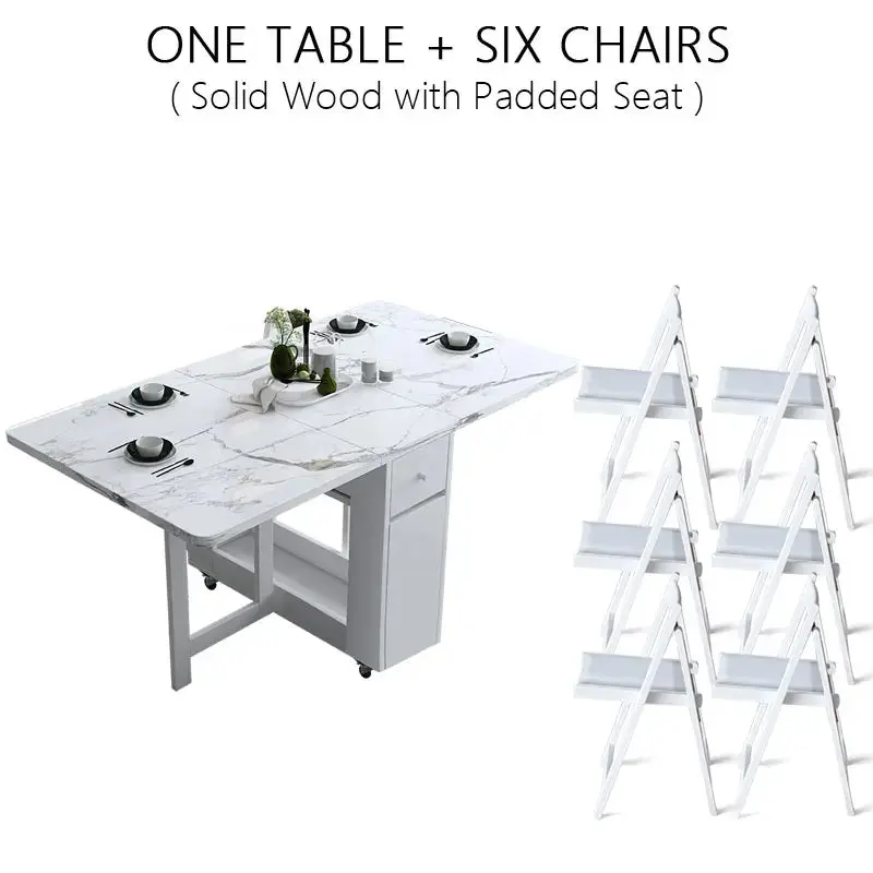 Table With 6Lchairs